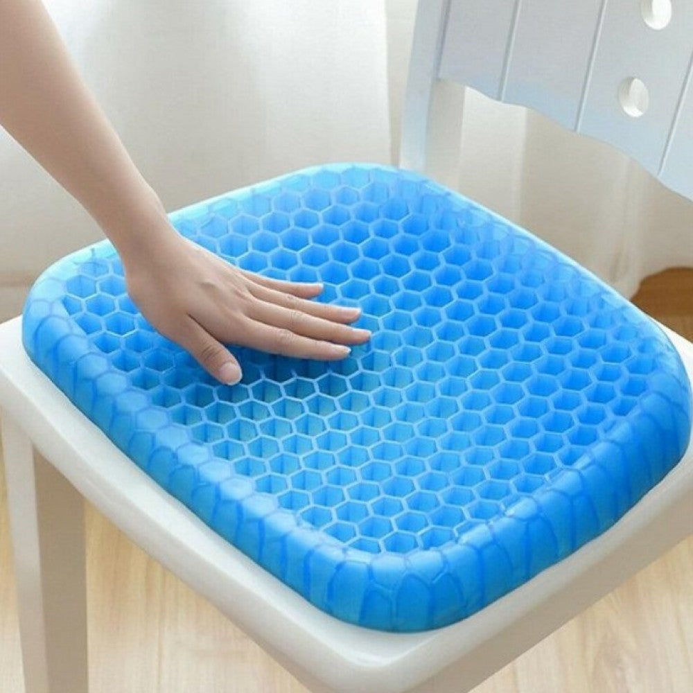 Non-Slip Honeycomb Gel Seat Cushion For Car, Office Chair