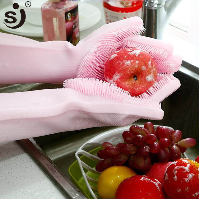 SiliClean™ - Magic Silicone Dishwashing Gloves